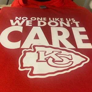 Kansas City Chiefs size 2XL custom made we don't care